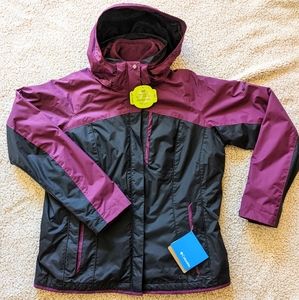 NWT! Columbia 3 in 1 Winter Coat and Fleece sz XL